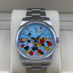 ロレックスコピーオイスターパーペチュアル 124300-0008ブルー - 画像 (2)