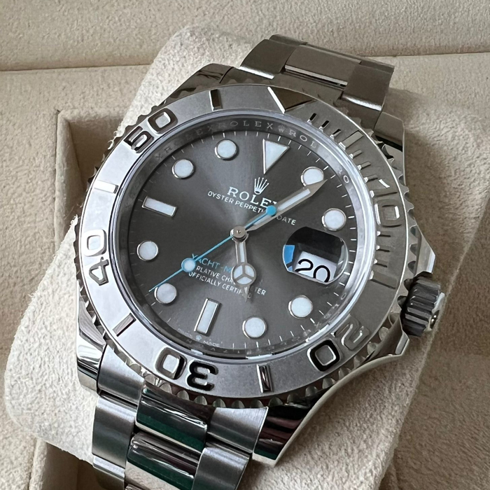 ヨットマスター 126622偽物時計 ロレックス ヨットマスターコピー 126622 グレーETA2836-2ムーブメント - 画像 (1)