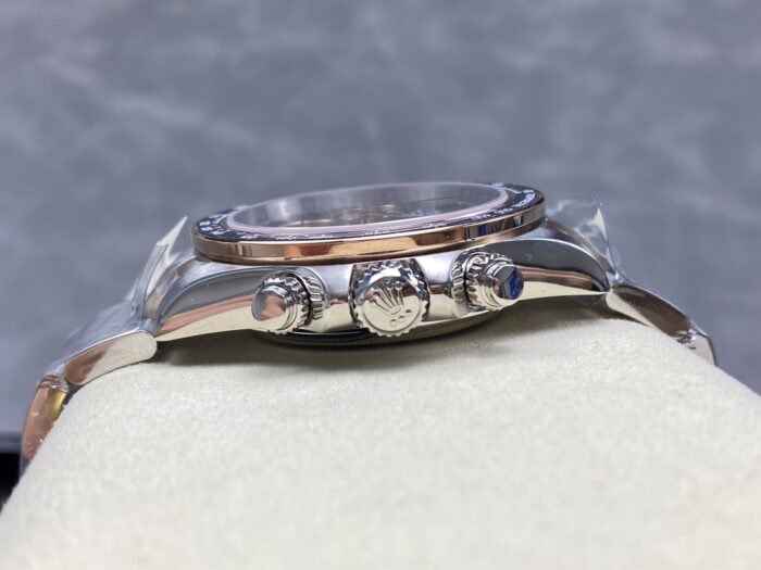 ロレックス デイトナコピーVentura星空のような砂金石×スケルトンCal.4130 - 画像 (7)