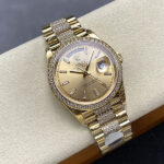 ロレックスコピーデイデイト 36 128348rbr-0081 cal.3255ムーブメント