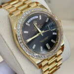 ロレックスデイデイト228398tbrコピー腕時計Cal.3255ムーブメント - 画像 (5)