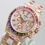 ロレックスデイトナ レインボーコピー腕時計cal.4130 ムーブメント搭載 - 画像 (3)