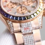 ロレックスデイトナ レインボーコピー腕時計cal.4130 ムーブメント搭載 - 画像 (4)