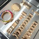 ロレックスデイトナ レインボー116595RBOW高品質コピー腕時計 18k砲金 - 画像 (14)