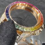 ロレックスデイトナ レインボー116595RBOW高品質コピー腕時計 18k砲金 - 画像 (10)