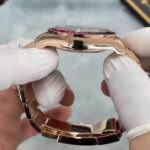 ロレックスデイトナ レインボー116595RBOW高品質コピー腕時計 18k砲金 - 画像 (8)