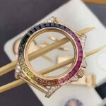 ロレックスデイトナ レインボースーパーコピー時計18K砲金 加重版153g - 画像 (9)