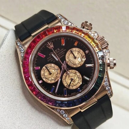 ロレックスデイトナ レインボースーパーコピー時計18K砲金 加重版153g