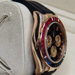 ロレックスデイトナ レインボースーパーコピー時計18K砲金 加重版153g - 画像 (5)