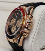 ロレックスデイトナ レインボースーパーコピー時計18K砲金 加重版153g - 画像 (6)